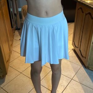 High rise skirt with shorts underneath